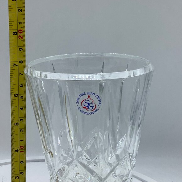 Toscany Classics Muirfield Mini Hurricane Candle Holder St. George 24% Crystal - Picture 9 of 9